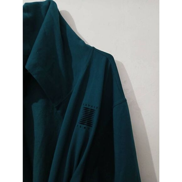 Savage fenty womens large super soft turquoise green lounge kimono robe - Picture 3 of 5
